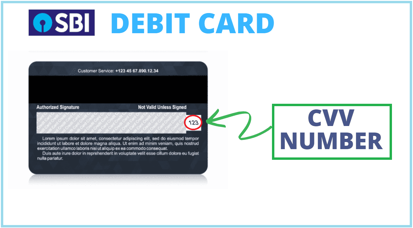 Cvv is to debit card what a security guard is to an establishment. How To Know Cvv Number On Sbi Debit Card