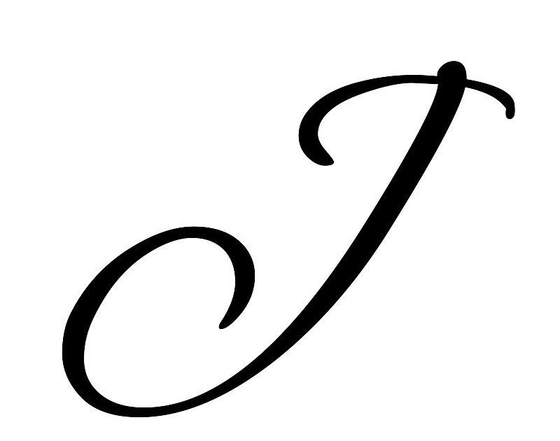 How To Do A Capital J In Cursive