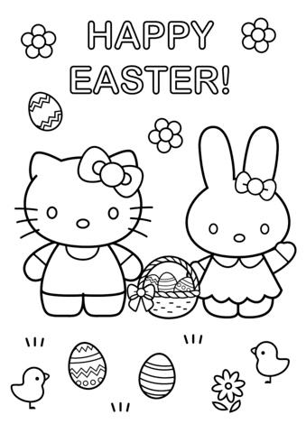 She has a pet hamster named sugar and a white persian named charmmy kitty. Hello Kitty Coloring Pages Free Coloring Pages