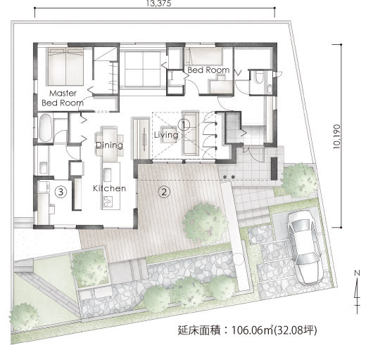 家 間取り図 おしゃれ Hōmuaidea
