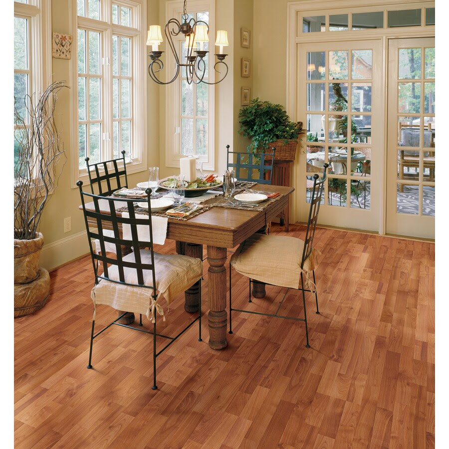 Nsn laminate casegoods, storage, and tables. Project Source 8 In W X 4 23 Ft L Williamsburg Cherry Smooth Laminate Wood Planks In The Laminate Flooring Department At Lowes Com