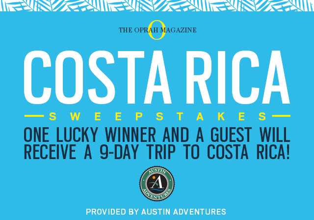 One Lucky Winner and a Guest Will Receieve A 9-Day Trip to Costa Rica!