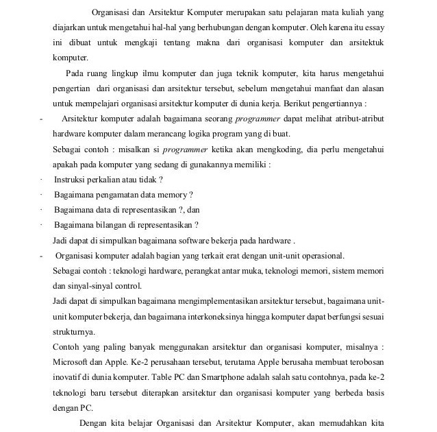 Contoh Essay Organisasi Mahasiswa - Virallah