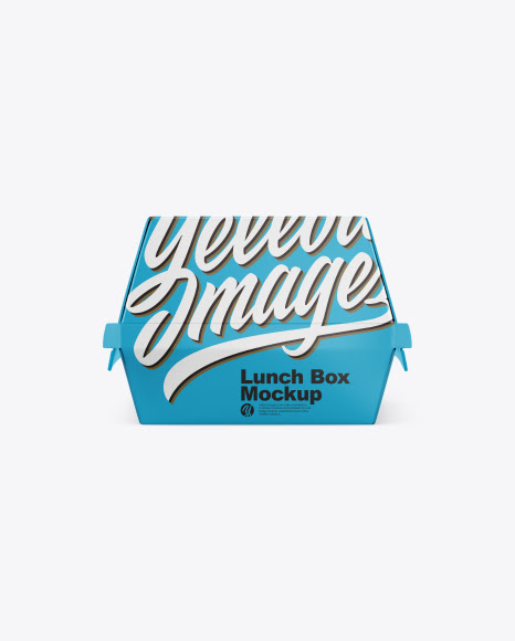 Download Free Matte Lunch Box Mockup (PSD)
