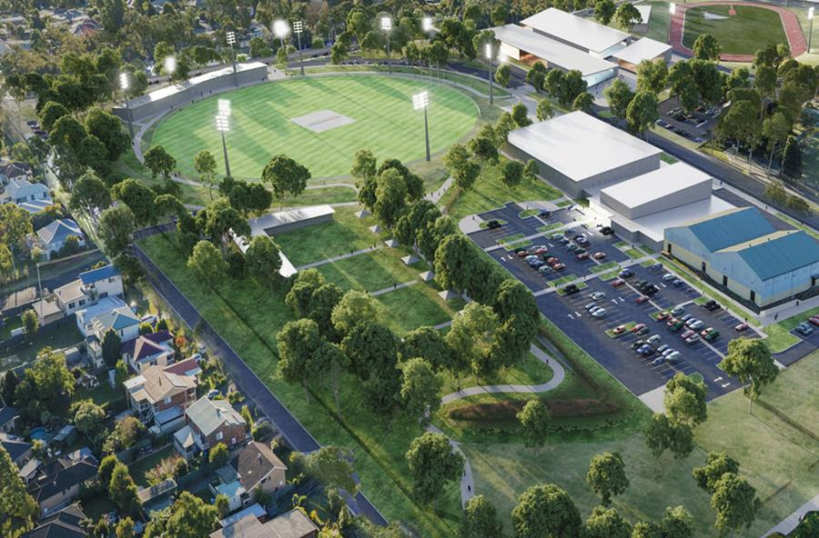 Artist impression of the Shoalhaven Community and Recreational Precinct