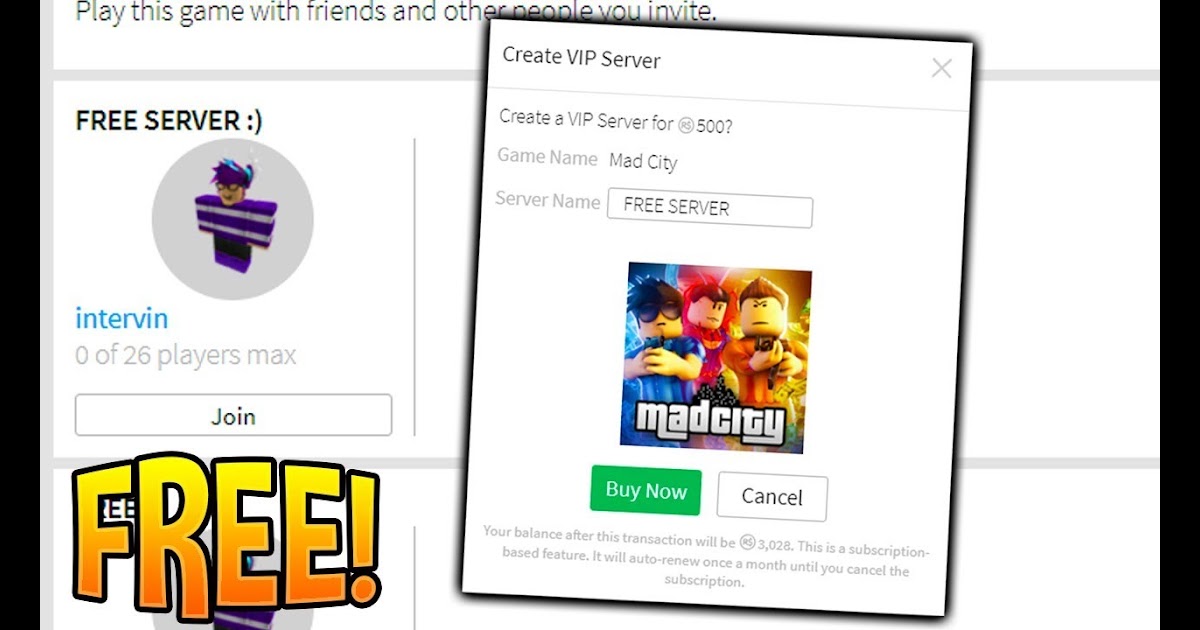 Free Robux Without Survey Or Download How To Make A Vip Server On - how to get free vip server in roblox ro ghoul