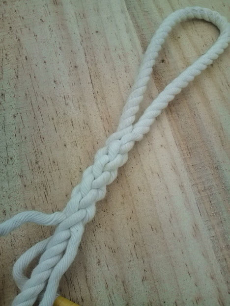 ロープ編み方 ロープ編み方 エンドレス