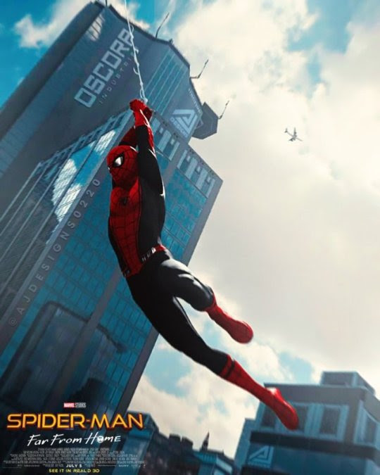 Spider Man Far From Home Poster 4k