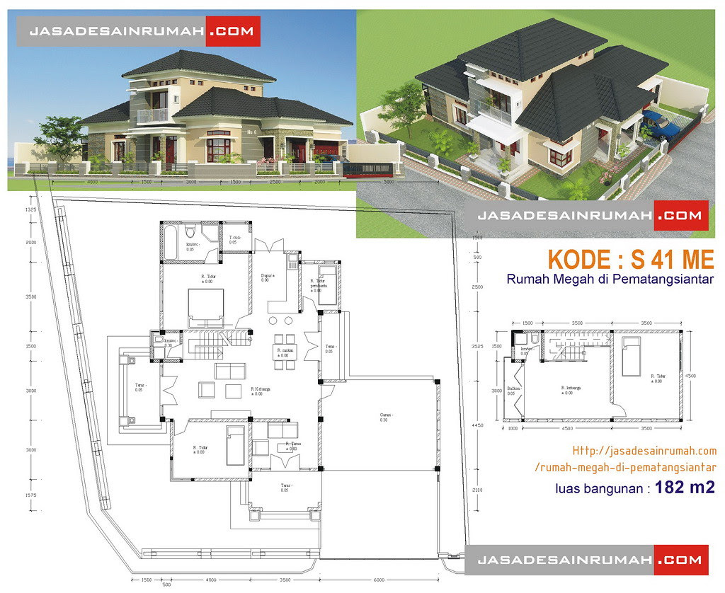 70 Desain Rumah Minimalis Melebar Ke Samping  Desain 