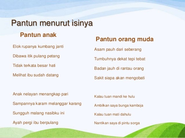  Contoh  Pantun  Muda Mudi Obtenez Livre