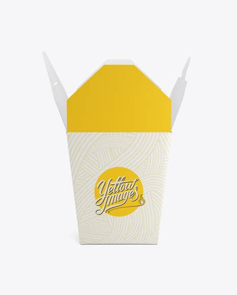 Download Chinese Noodle Box Mockup - Free Download Mockup