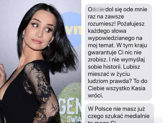Celebrytka za pośrednictwem mediów społecznościowych m.in. Viola Kolakowska Idzie Na Wojne Z Kasia Wolejnio Od Dol Sie Ode Mnie Raz Na Zawsze Rozumiesz Pudelek