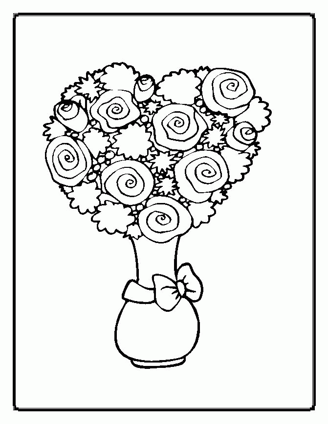 Printable dahlia wreath to color. Free Flower Bouquet Coloring Pages Download Free Flower Bouquet Coloring Pages Png Images Free Cliparts On Clipart Library