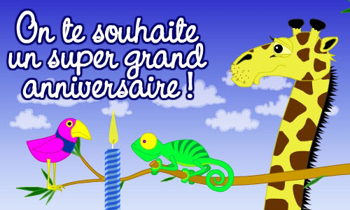 Carte Virtuelle Anniversaire Animee Gratuite Nanaryuliaortega Site