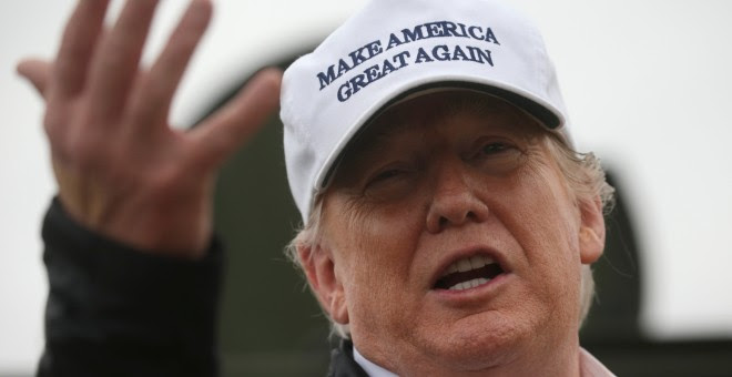 El presidente de Estados Unidos, Donald Trump, durante una visita a la frontera con México. / REUTERS - LEAH MILLIS