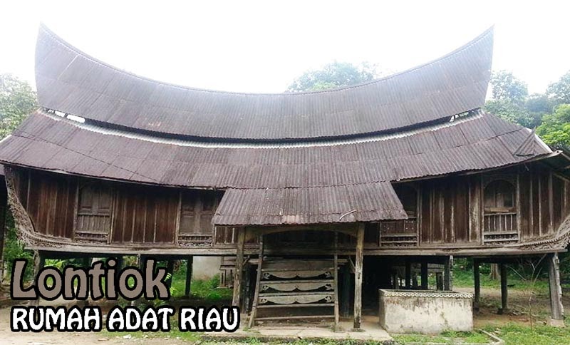 Gambar Rumah Adat Riau Dan Penjelasannya - Gambar Con