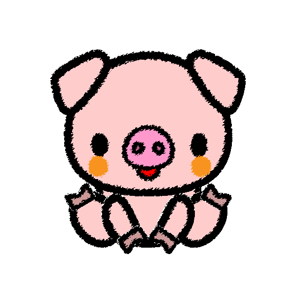 75 かわいい 豚 イラスト 簡単 動物ゾーン