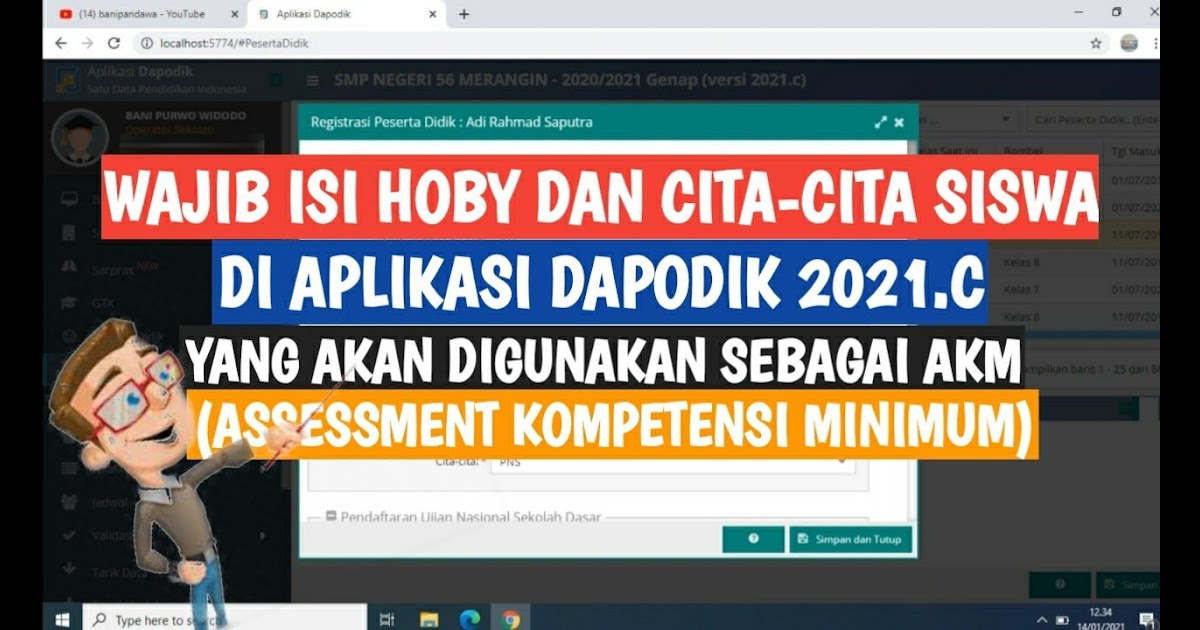 Prefil Dapodik 2021 C / Cara sinkron dapodik versi 2021 c ...