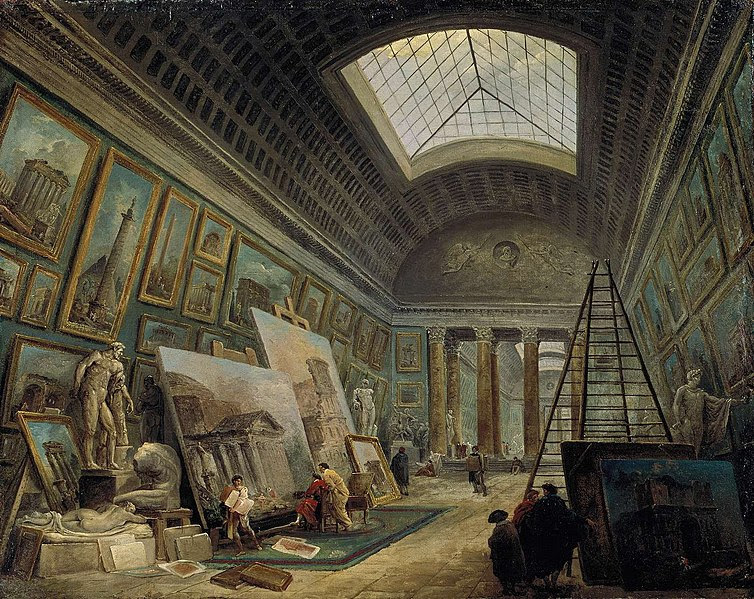 File:Hubert Robert, Une galerie du Musée.jpg