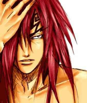 male anime characters with red hair