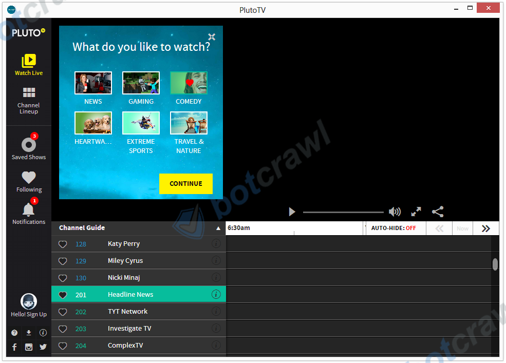 Join us every sunday at 10am et for pluto tv tailgate! How To Remove Pluto Tv Virus Removal Guide Botcrawl