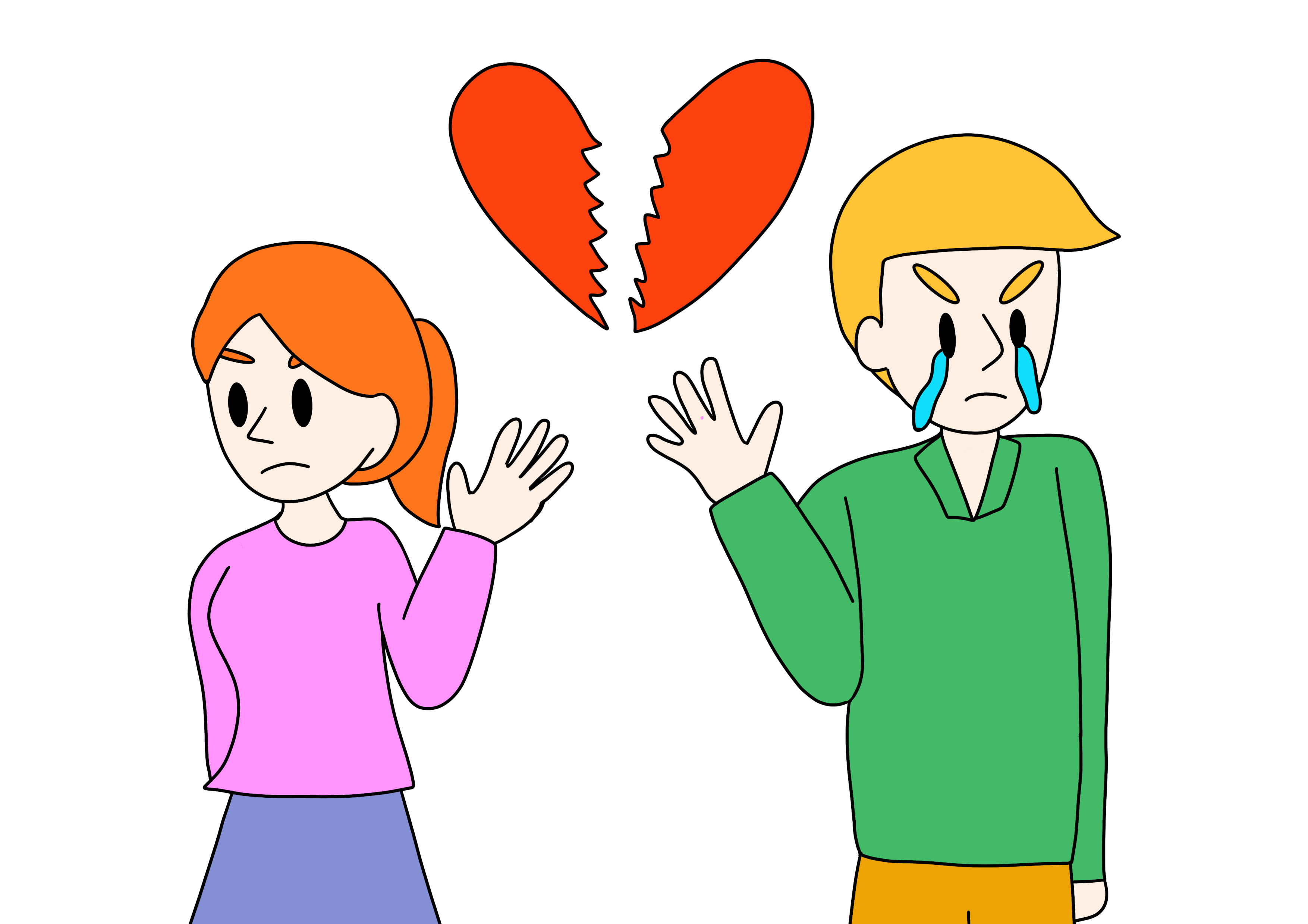 トップコレクション イラスト 別れ かわいい かっこいい無料イラスト素材集 イラストイメージ