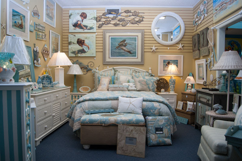 While many of the coastal bedrooms you see are blue and white with striped accents, you can add as many patterns as you like. 16 Beach Style Bedroom Decorating Ideas
