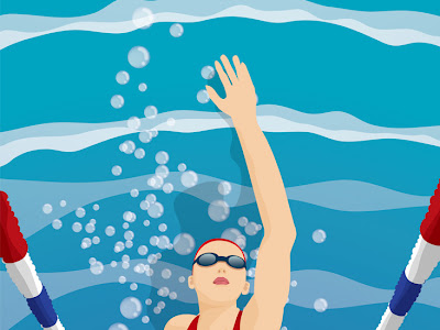 最高のコレクション かっこいい 水泳 バタフライ イラスト 139514