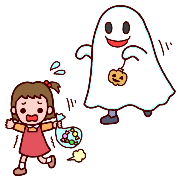 上イラスト おばけ こわい 美しい花の画像