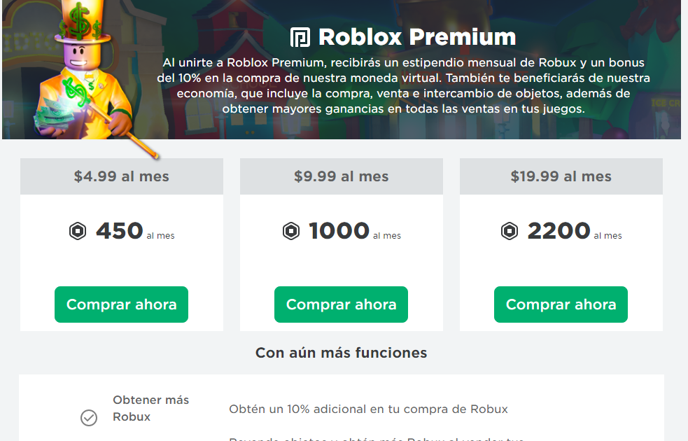2200 Robux Roblox Premium - te regalo robux roblox