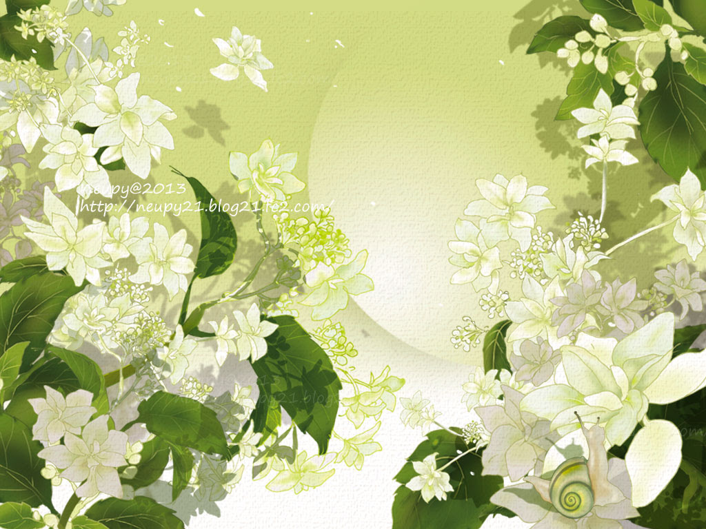 待ち受け 紫陽花 壁紙 イラスト