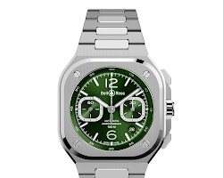 Bell & Ross BR 05 Chrono Green Steel watch