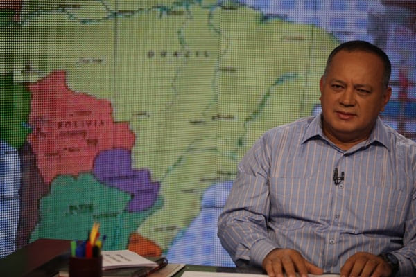 Diosdado Cabello en el programa "Con el mazo dando" por VTV