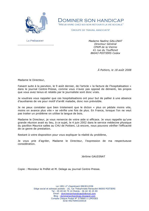 cpam lettre de motivation