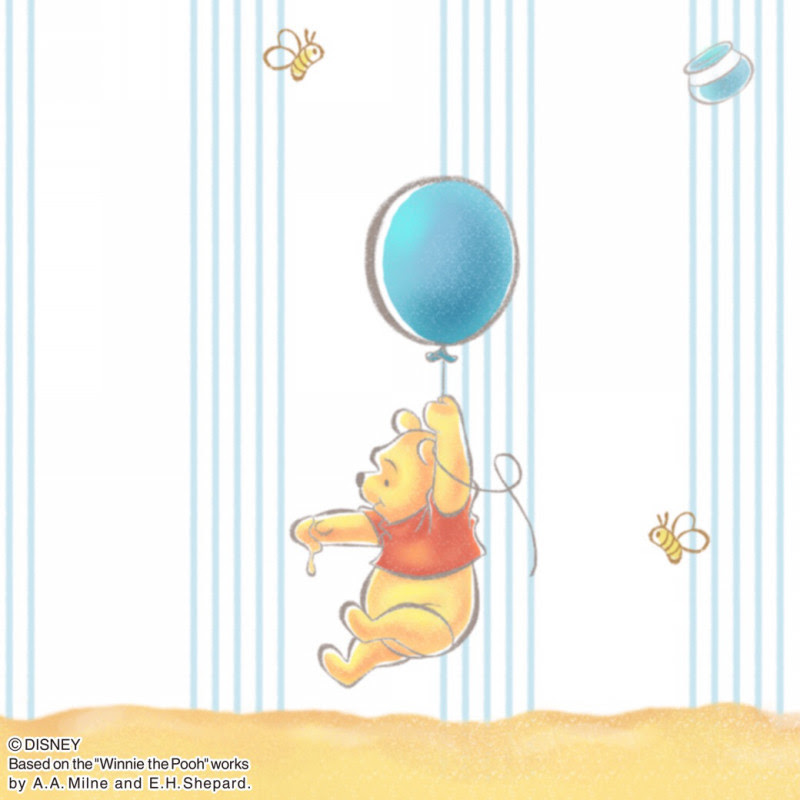 元の手書き プー さん イラスト 風船 ディズニー画像