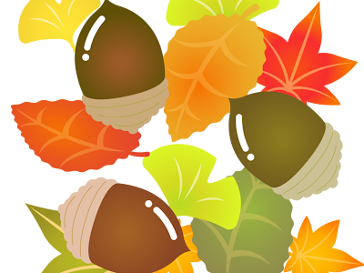 かわいい どんぐり 秋 イラスト の最高のコレクション スーパーイラストコレクション