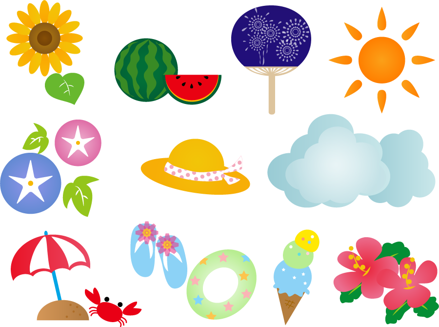 美しい花の画像 Hd限定夏 イラスト フリー
