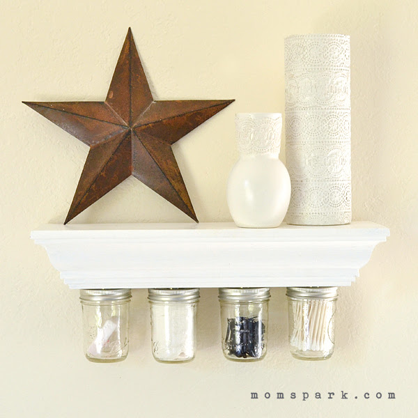 Mason jars come in a variety of sizes and make great organization containers, especially for the bathroom. 15 Cute Diy Mason Jar Storage Ideas
