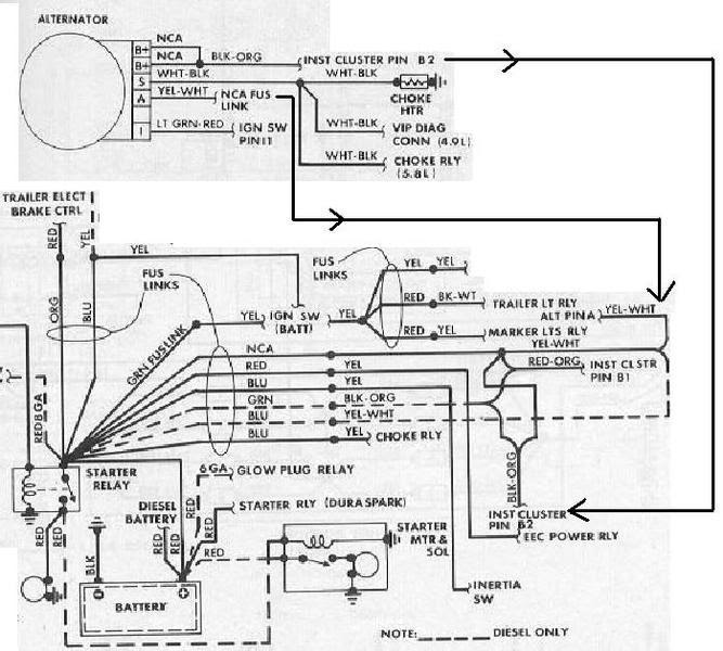 1978 Ford F 150 Alternator Wiring Diagram - knoefchenfee