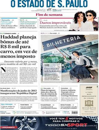 Capa Estadão