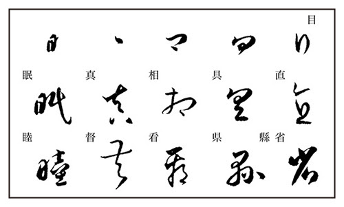 フレッシュ 草 書体 練習 画像ブログ