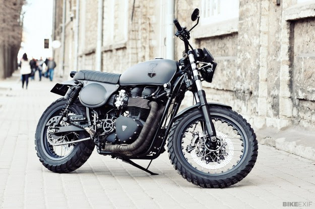 Bonneville T100 by Renard Speed Shop