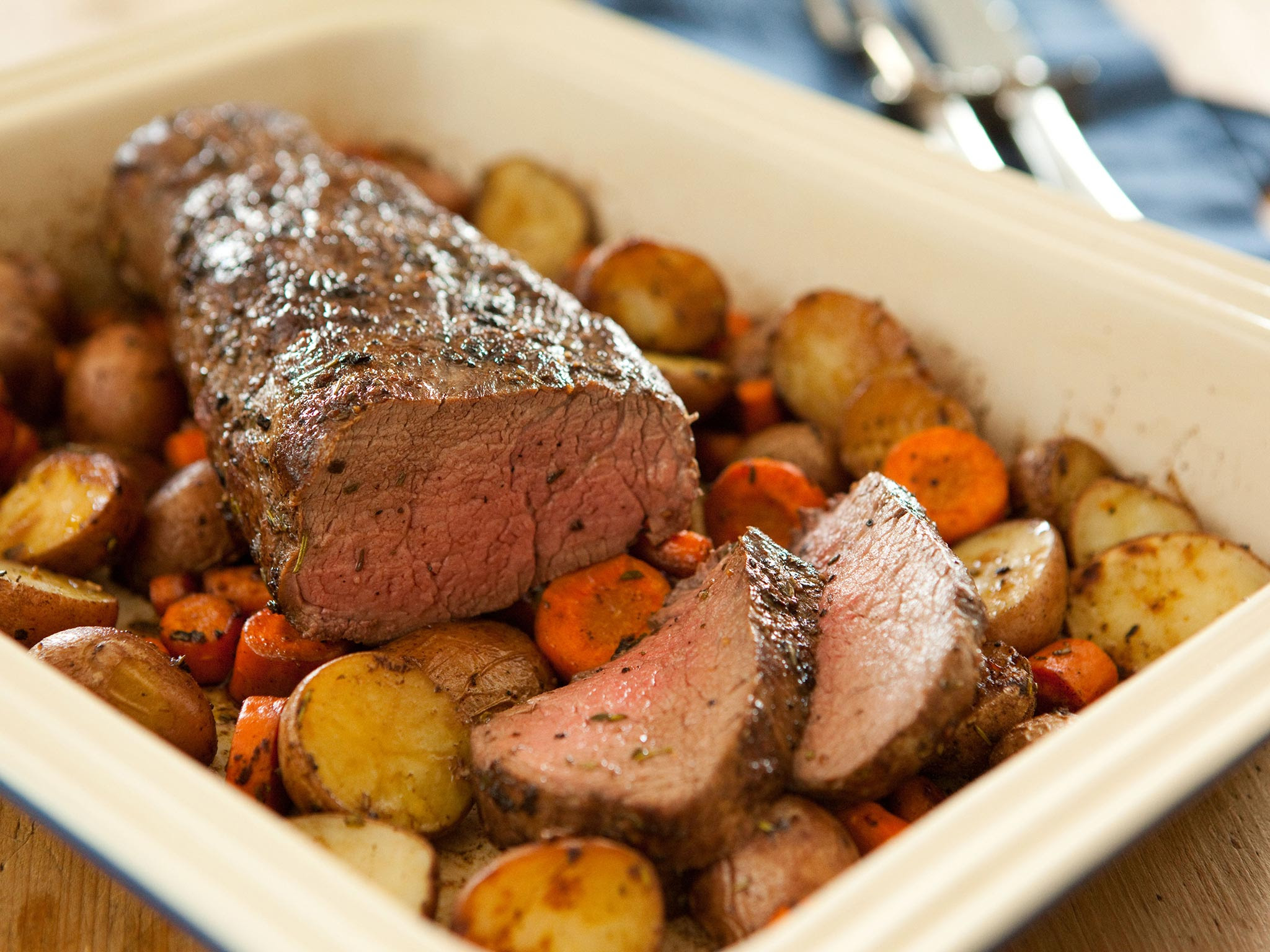 Ask the butcher to give you 2 pieces for use in a chateaubriand recipe. Recipe Roasted Beef Tenderloin Whole Foods Market