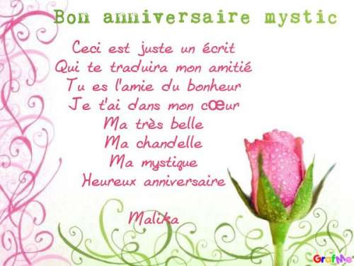 Anniversaire Belle Fille Lillia
