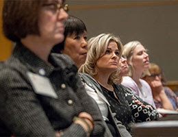 Audience members at the Pediatric Neurology Update 