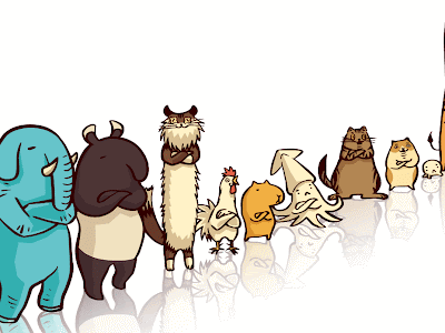 いろいろ シュール 動物 おもしろ イラスト 173478