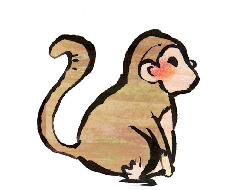 すべての動物の画像 最高のかっこいい サル 猿 イラスト