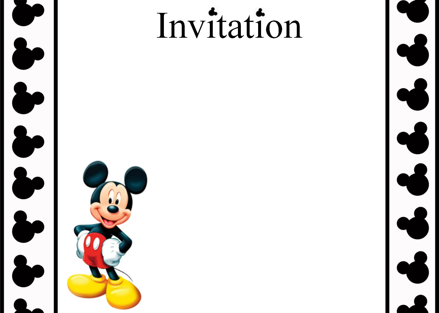 Carte Anniversaire Gratuite Mickey Nanaryuliaortega Site