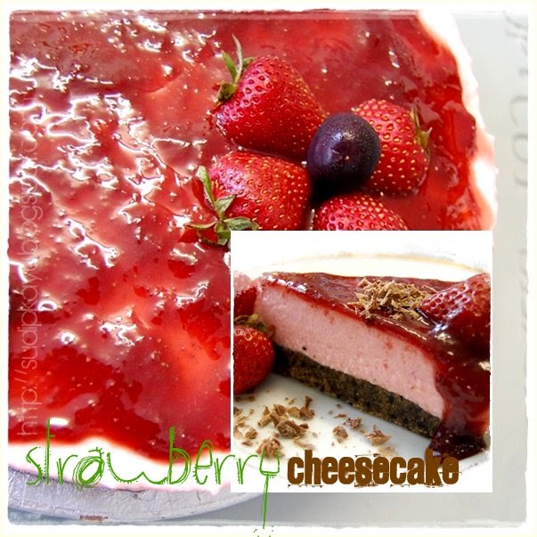 Almari Resepi: Strawberry Cheesecake