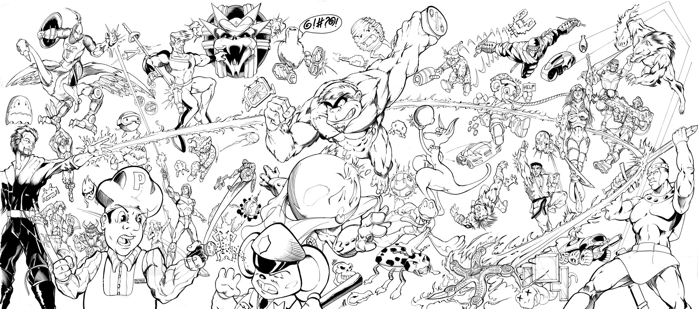Inspirierend Super Smash Bros Ausmalbilder | Top Kostenlos ...